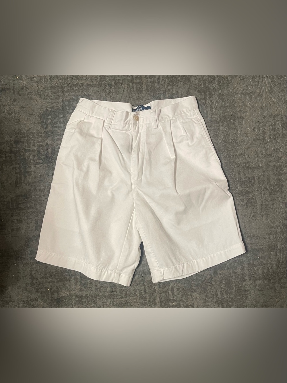 Polo by Ralph Lauren White Flat Front Men's Shorts